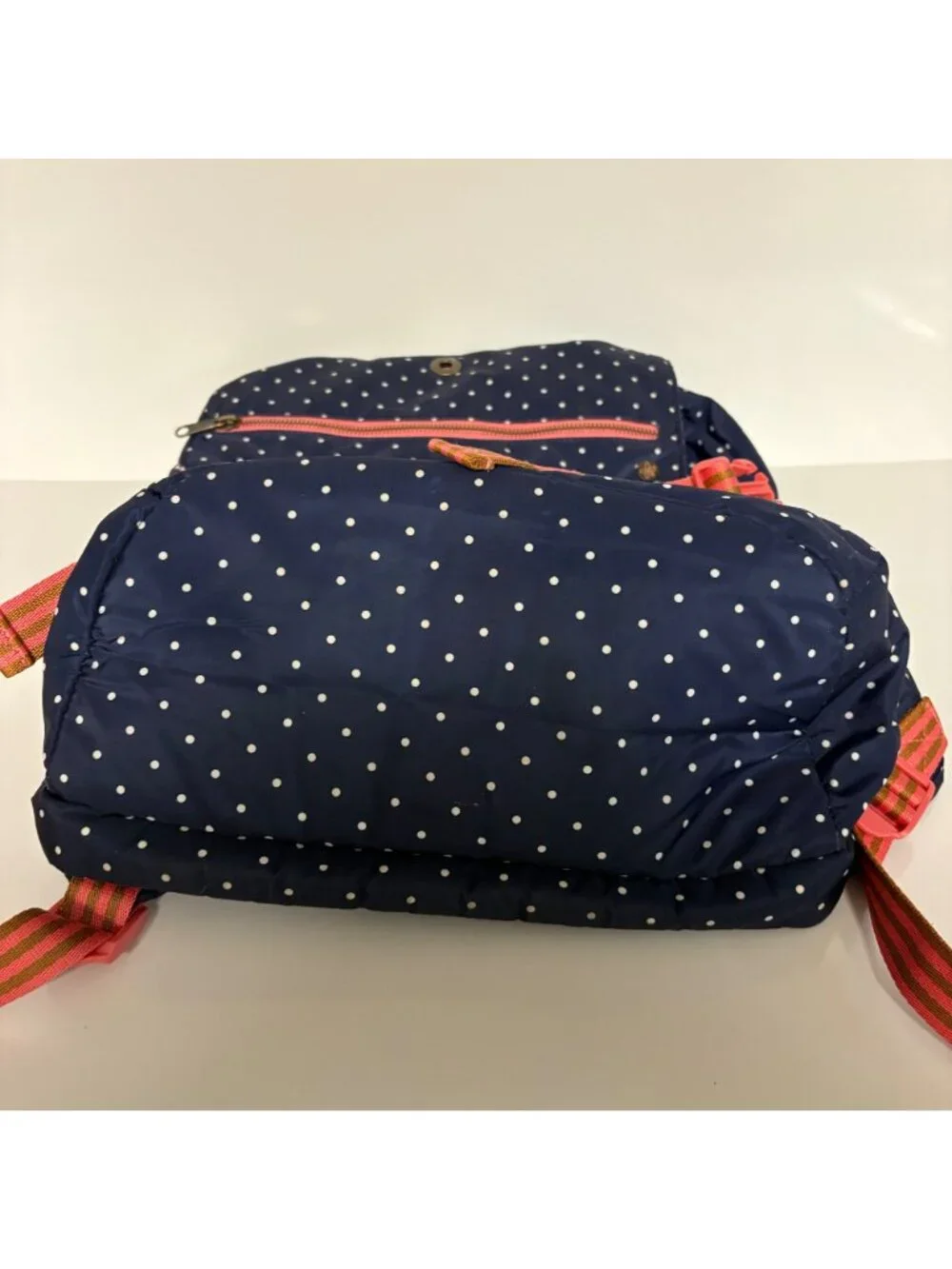 Matilda Jane Backpack Book Bag 435 Make Believe Blue Polka Dots